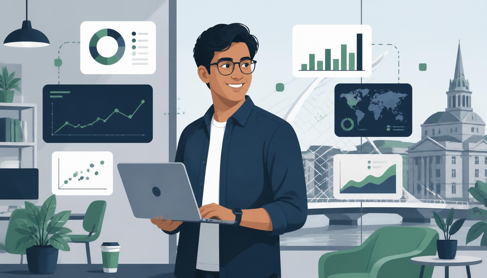 Somesh, a data scientist from India who secured a sponsored data role in Ireland